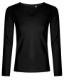 PROMODORO Women´s V-Neck T-Shirt Longsleeve T-Shirts personalisierbar