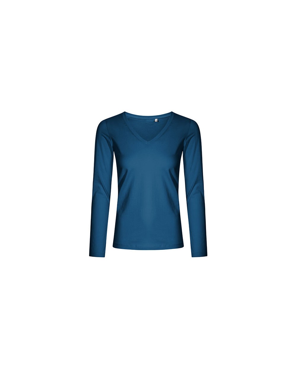 PROMODORO Women´s V-Neck T-Shirt Longsleeve T-Shirts personalisierbar