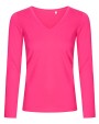 T-Shirts personnalisable PROMODORO Women´s V-Neck T-Shirt Longsleeve