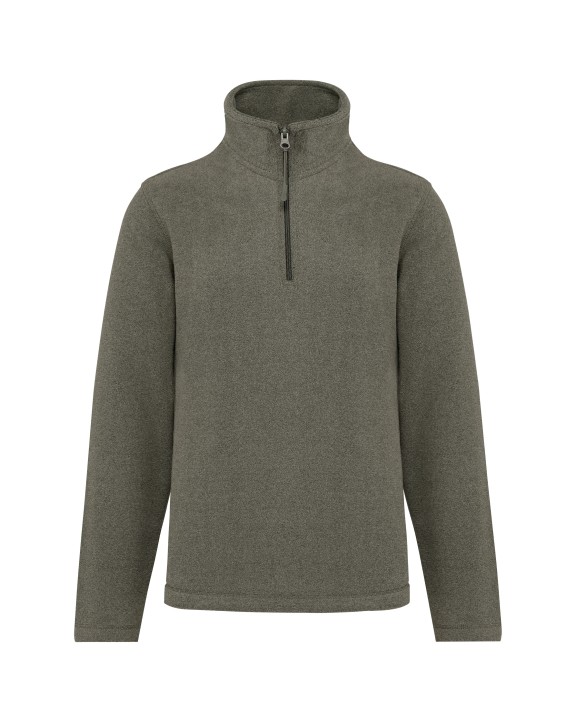 Laines polaires personnalisable KARIBAN Enzo > Micropolaire col zippé homme
