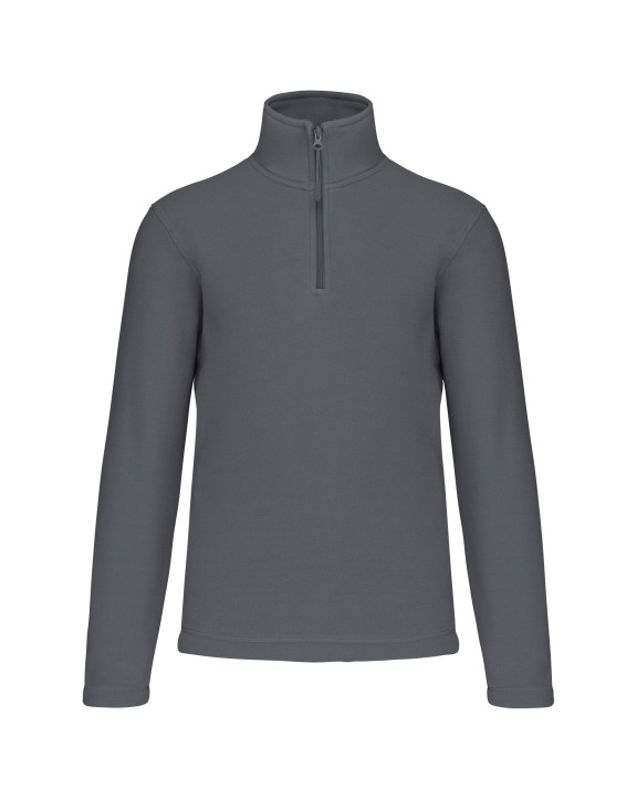 Laines polaires personnalisable KARIBAN Enzo > Micropolaire col zippé homme