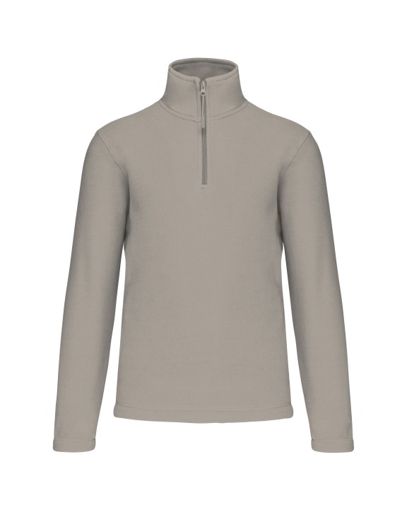 Laines polaires personnalisable KARIBAN Enzo > Micropolaire col zippé homme
