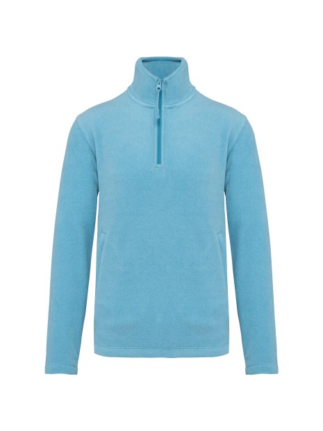 KARIBAN Enzo > Micropolaire col zippé homme /api/colors/e98b48eb-194a-460b-976d-cd2e8b50c667 personnalisable