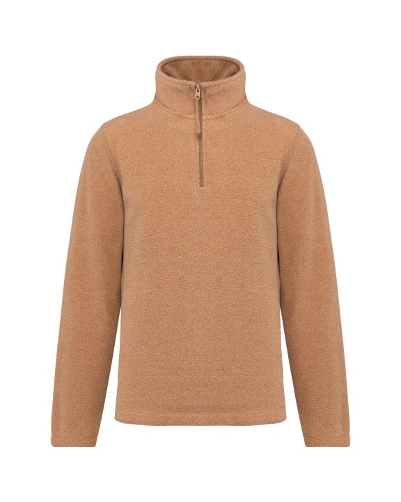 Laines polaires personnalisable KARIBAN Enzo > Micropolaire col zippé homme