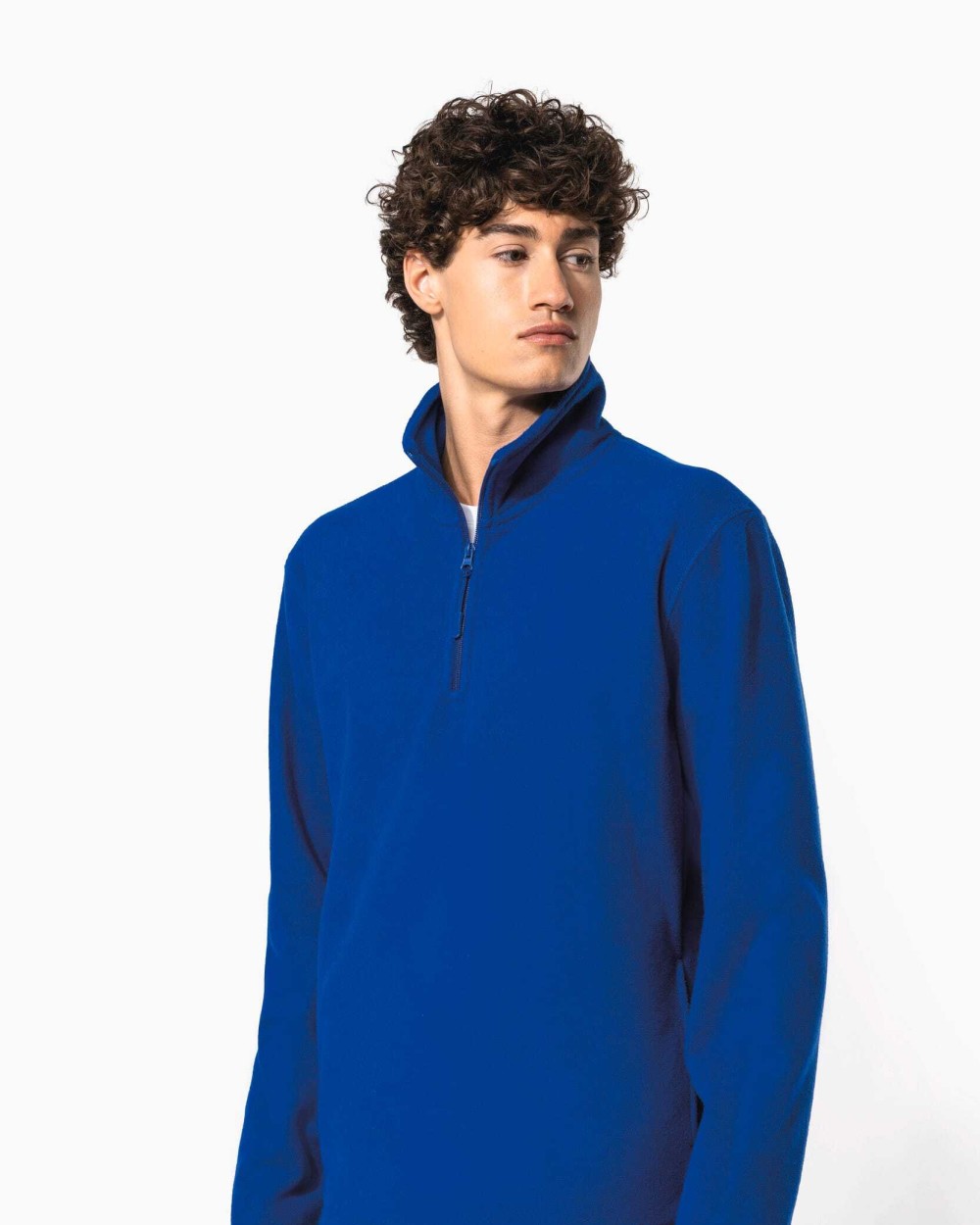 KARIBAN Enzo > Mikrofleece Pullover 1/4 Zip Polar Fleeces personalisierbar