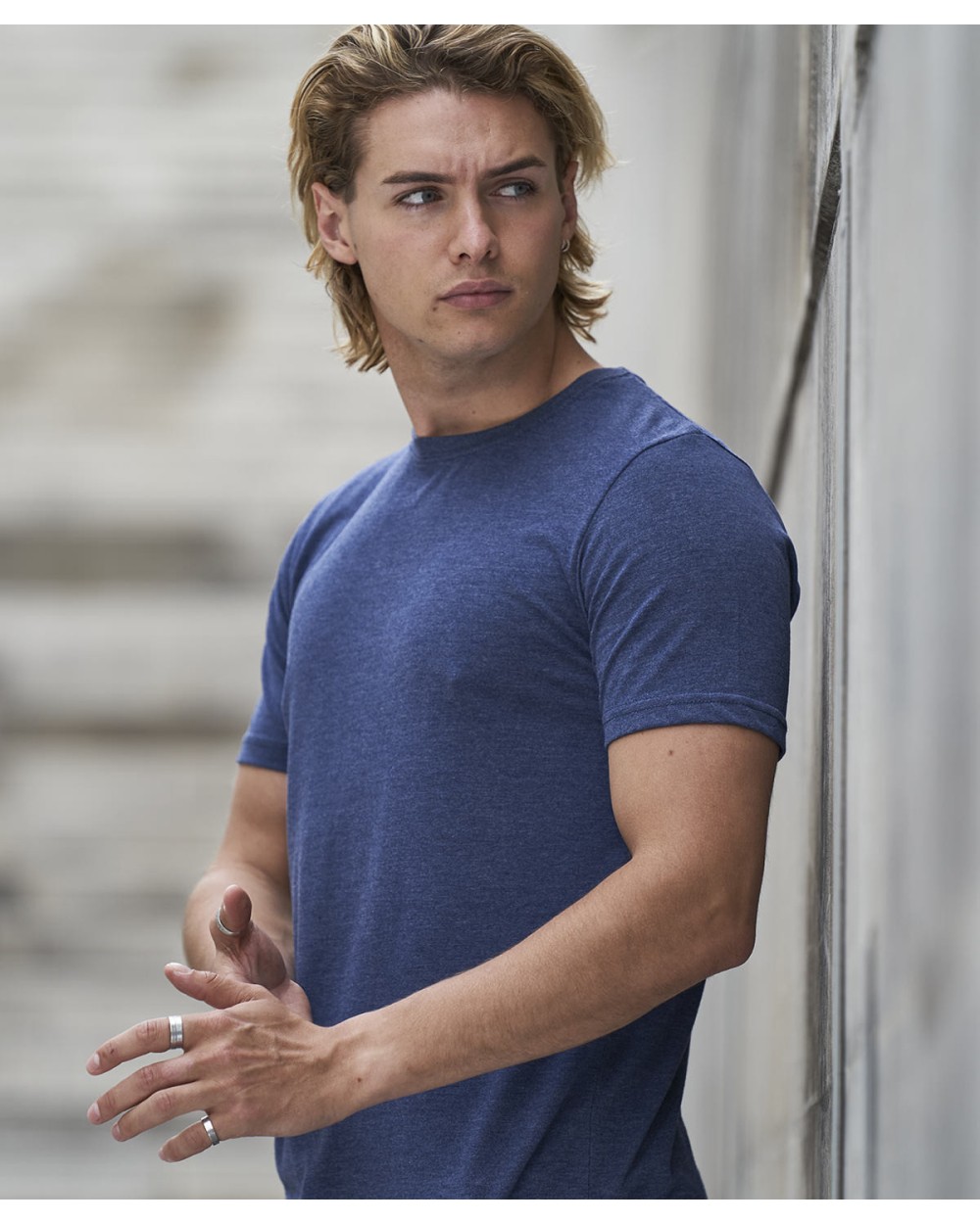 T-shirts AWDIS TRI-BLEND T voor bedrukking &amp; borduring