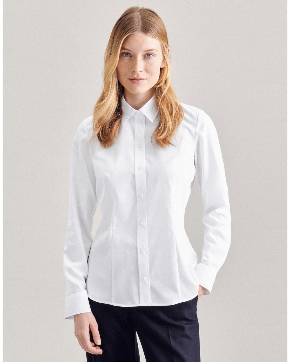 SEIDENSTICKER Seidensticker Regular Fit 1/1 Kent Women Hemden personalisierbar