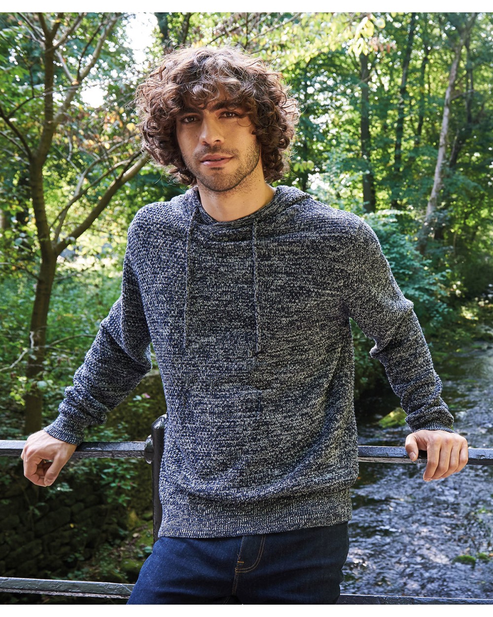 AWDIS Iguazu Knitted Hoody Sweatshirts personalisierbar