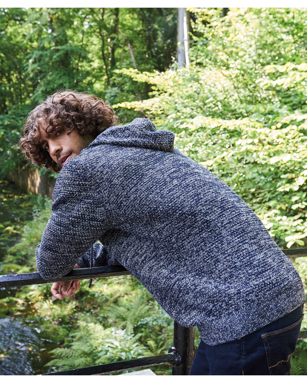 AWDIS Iguazu Knitted Hoody Sweatshirts personalisierbar