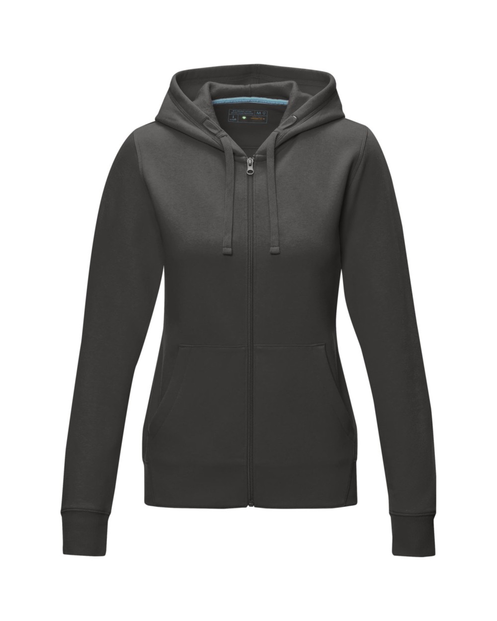 Sweaters & hoodies ELEVATE Ruby dames biologische hoodie met volledige rits voor bedrukking &amp; borduring