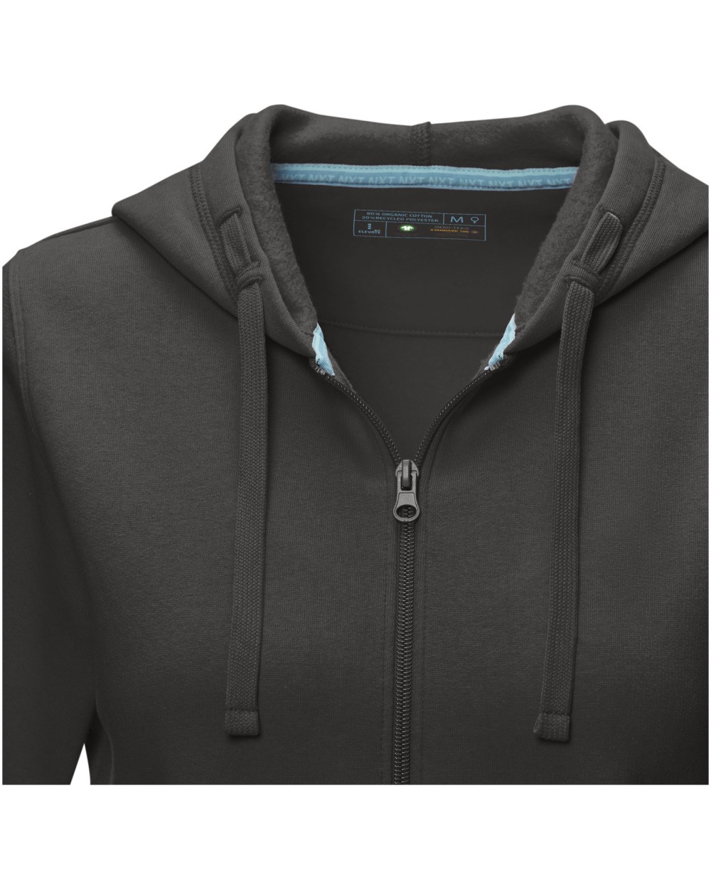 ELEVATE Ruby Hoodie mit durchgehendem Reißverschluss aus Bio-Material für Damen Sweatshirts personalisierbar