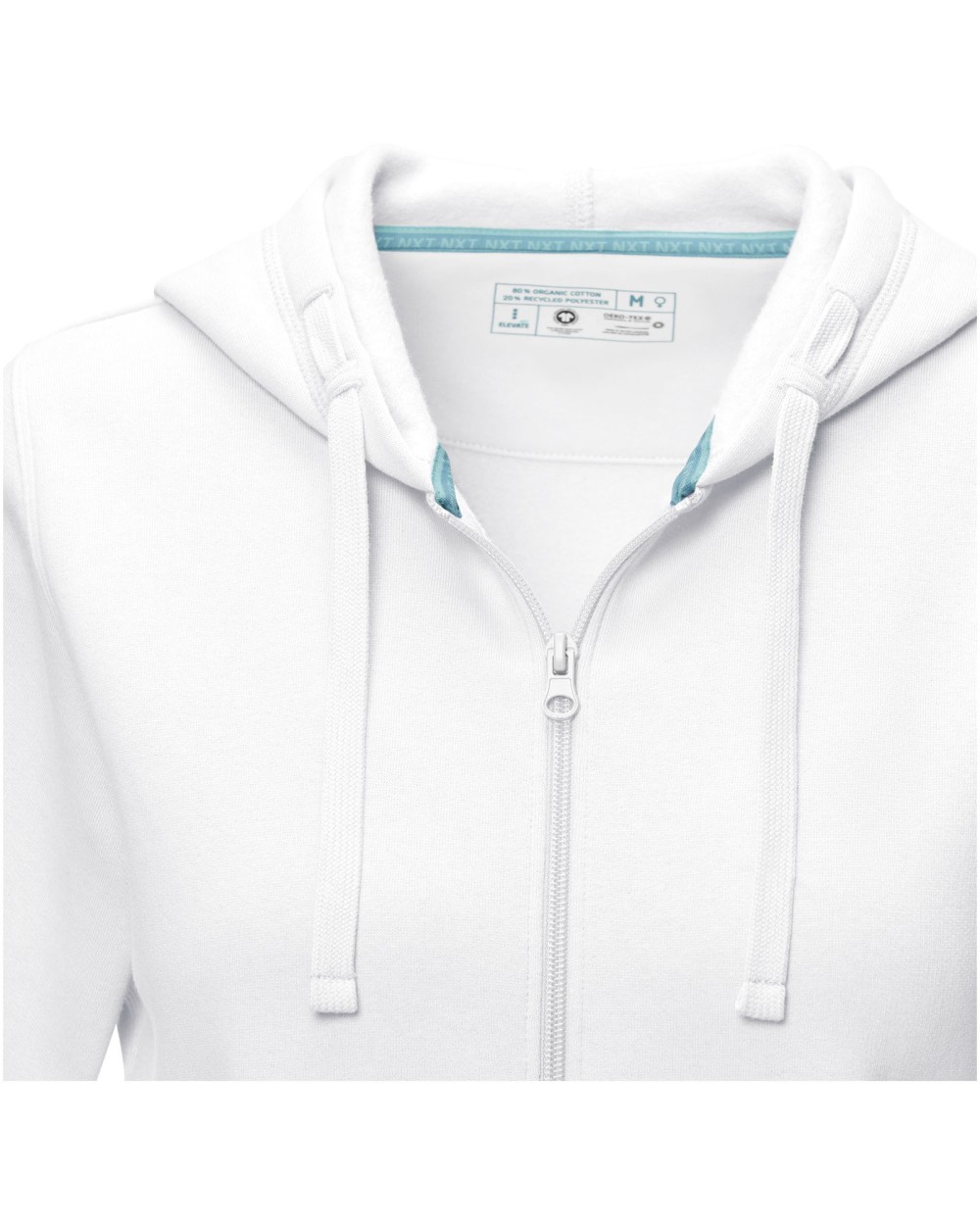 Sweat-shirts personnalisable ELEVATE Sweat full zip à capuche Ruby bio femme