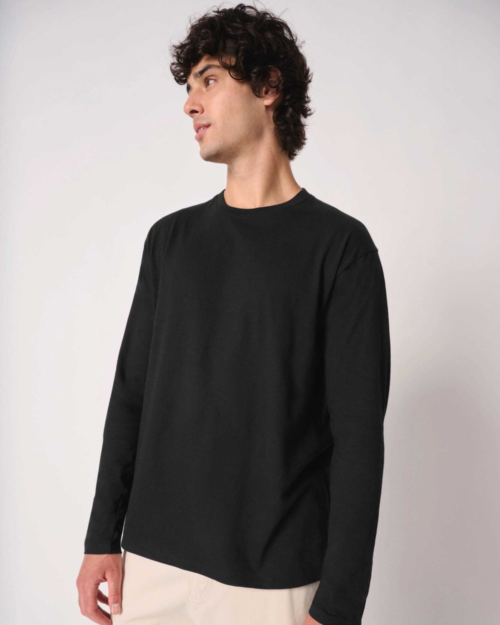 T-shirts IDEAL BASIC BRAND iDeal190 uniseks T-shirt LSL voor bedrukking &amp; borduring