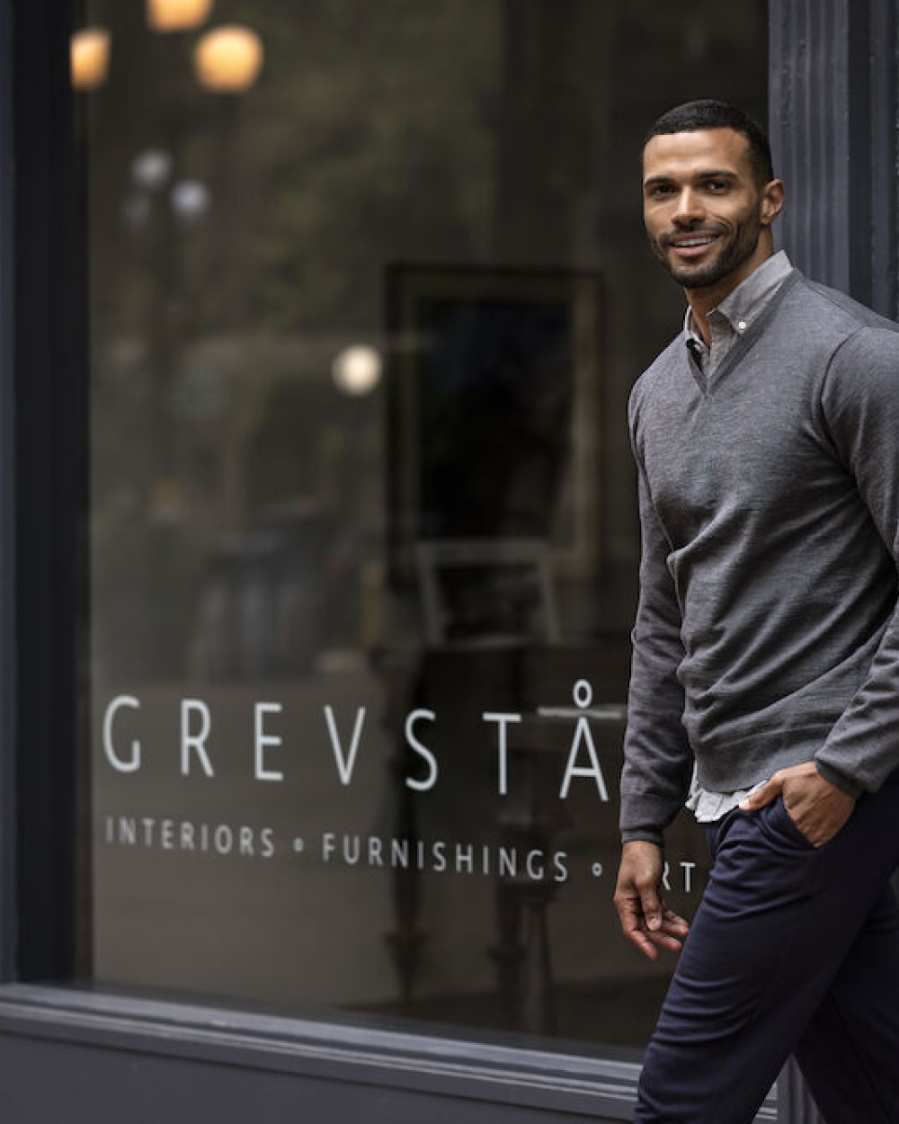 CUTTER & BUCK Everett V-neck Men Pullovers personalisierbar