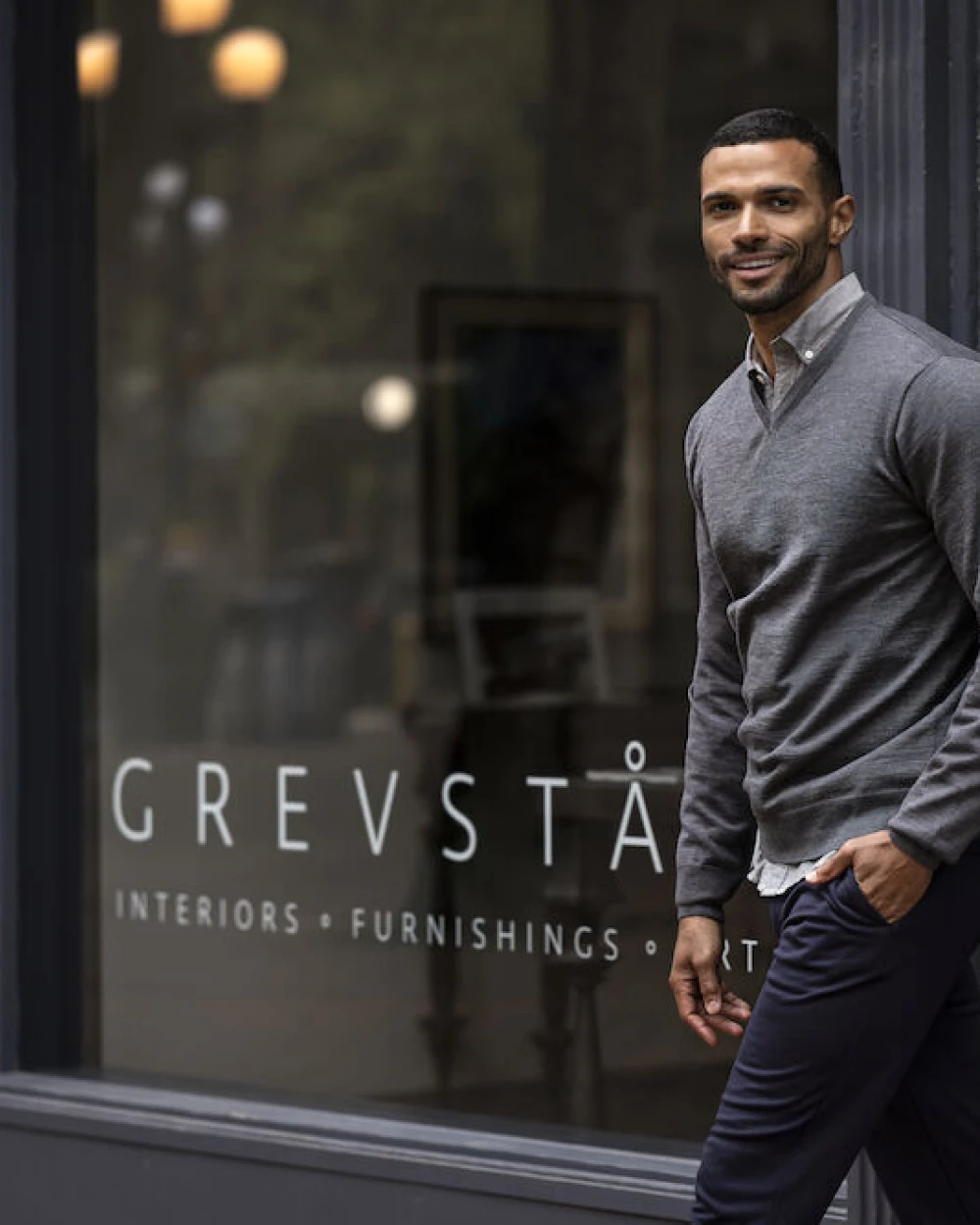 CUTTER & BUCK Everett V-neck Men Pullovers personalisierbar