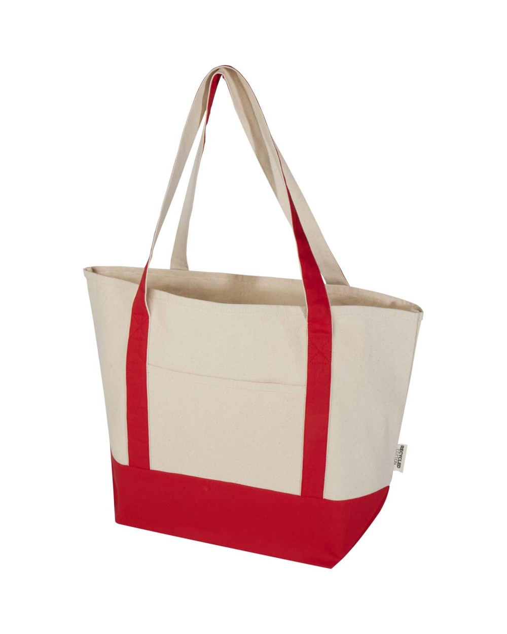 Tote bags 4DO Sam draagtas van 320 g/m² GRS gerecycled katoen voor bedrukking &amp; borduring