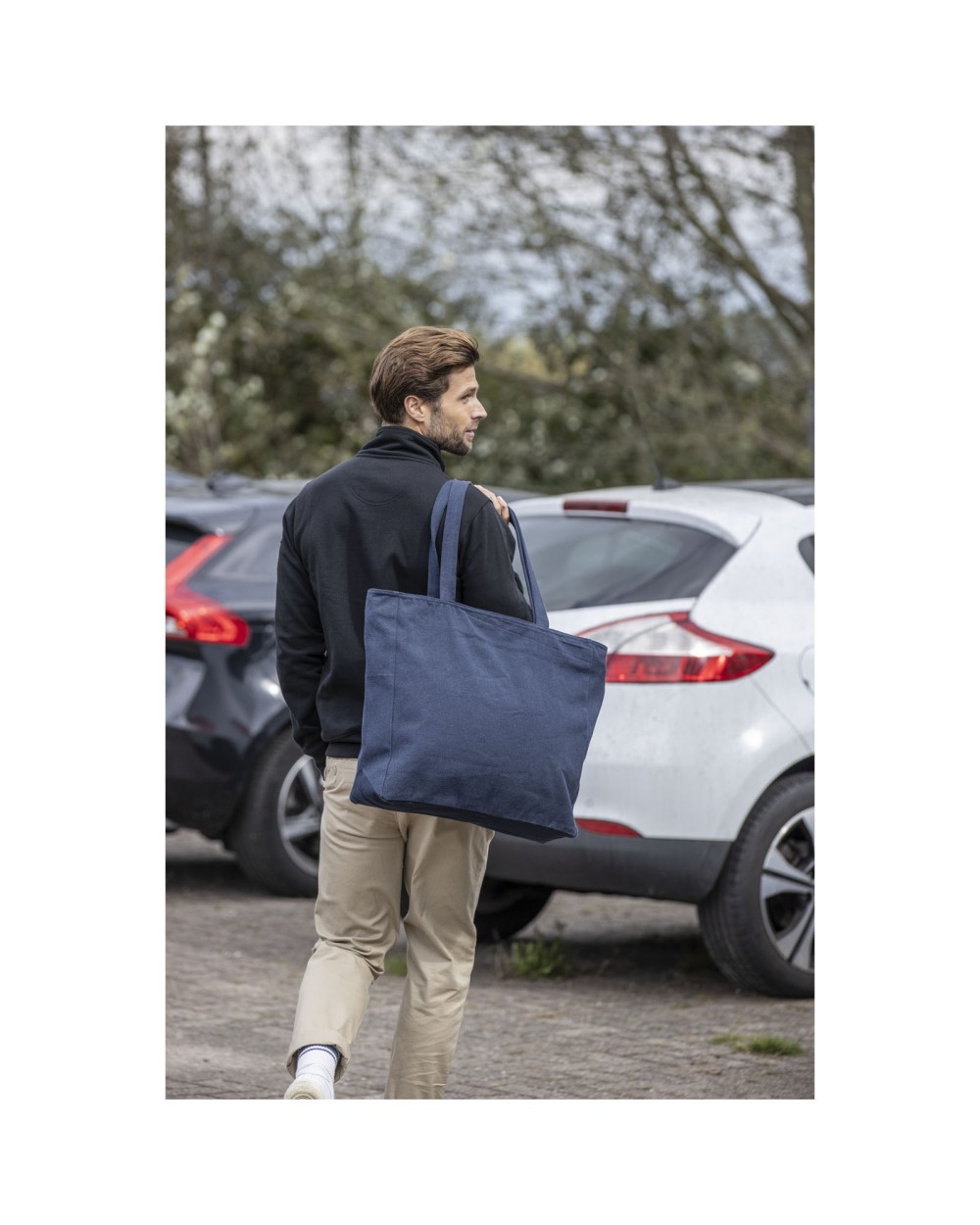 Tote bags 4DO Weekender 500 g/m² Aware™ gerecyclede draagtas voor bedrukking &amp; borduring