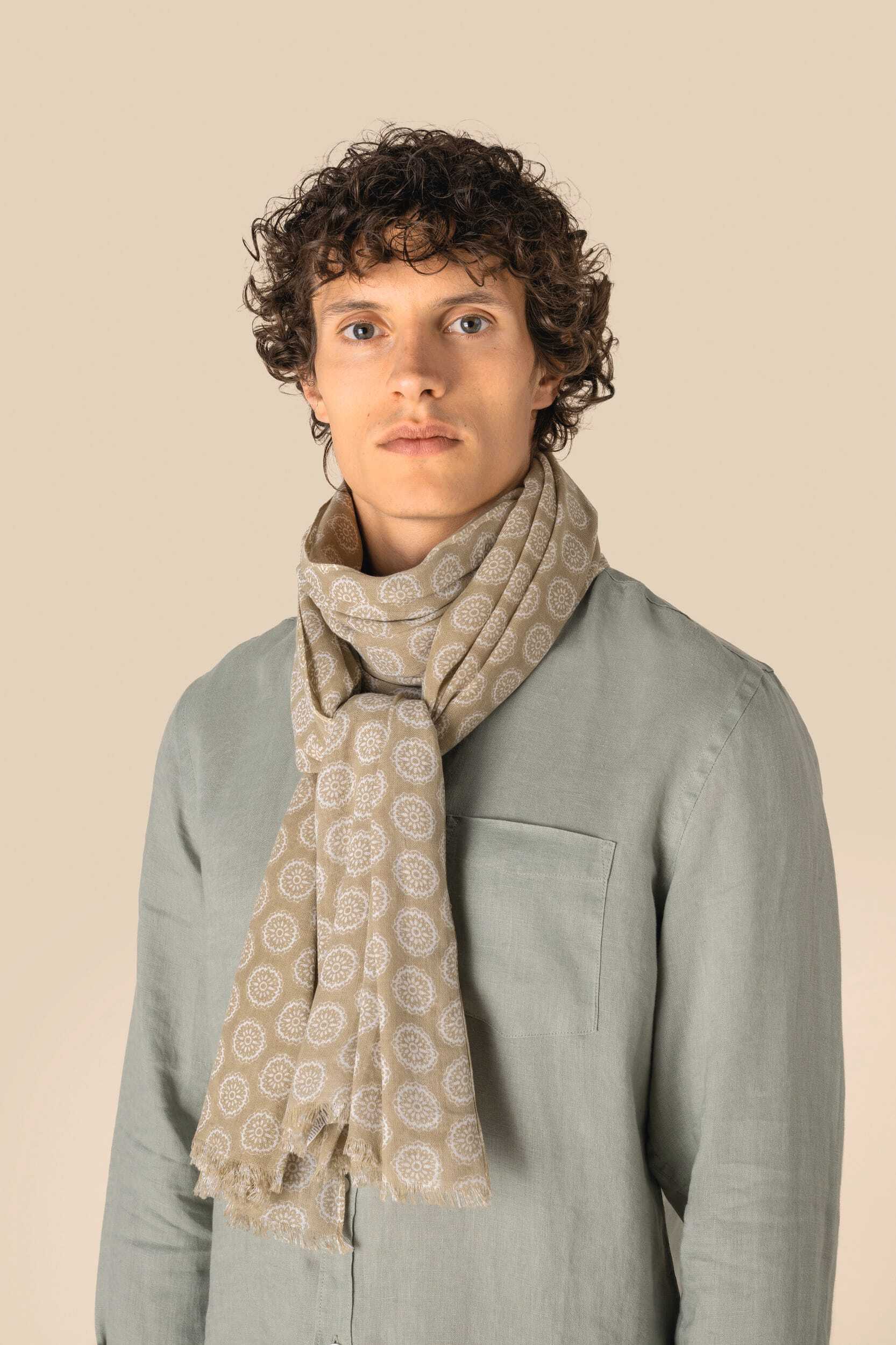 Écharpes personnalisable SPASSO Chèche à motifs unisexe