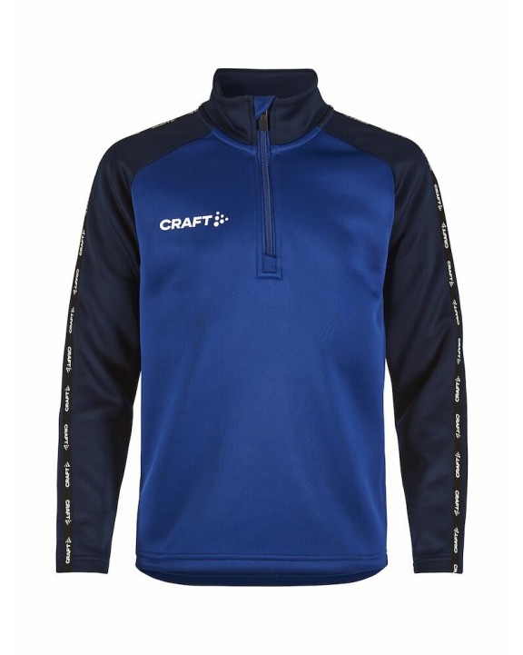 CRAFT Squad 2.0 Half Zip Jr Sweatshirts personalisierbar
