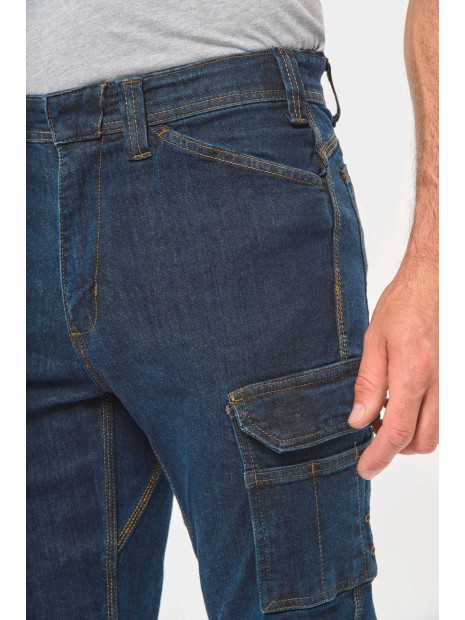 WK. DESIGNED TO WORK Pantalon Denim multipoches homme  personnalisable