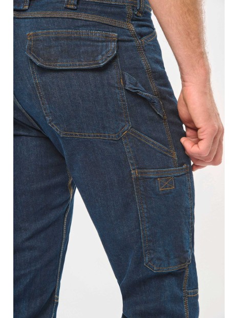 WK. DESIGNED TO WORK Pantalon Denim multipoches homme  personnalisable