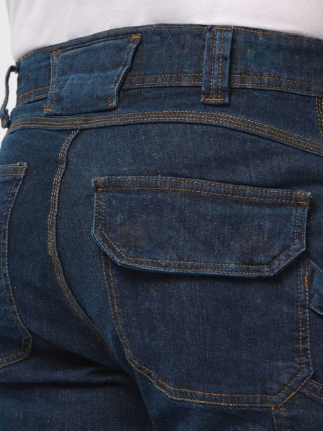 Pantalons à personnaliser WK. DESIGNED TO WORK Pantalon Denim multipoches homme 