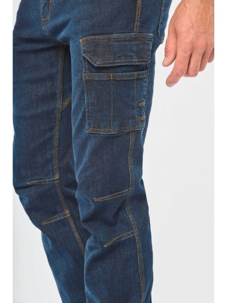 WK. DESIGNED TO WORK Pantalon Denim multipoches homme  personnalisable
