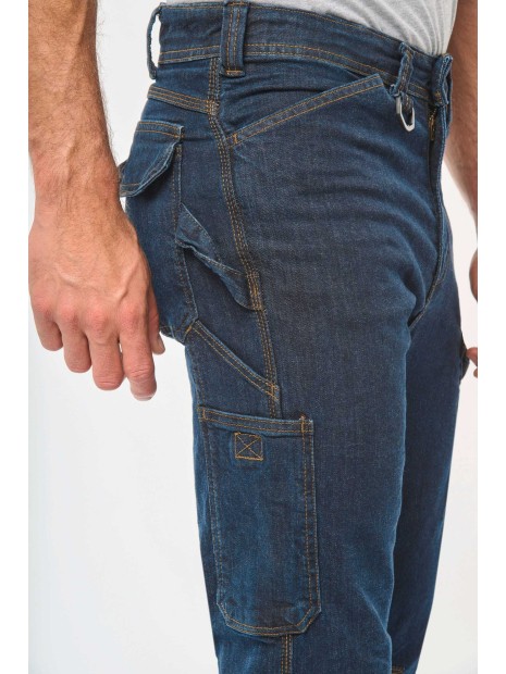 WK. DESIGNED TO WORK Pantalon Denim multipoches homme  personnalisable