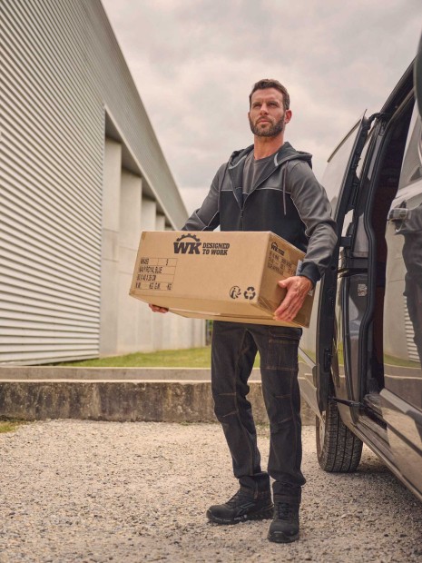 Pantalons à personnaliser WK. DESIGNED TO WORK Pantalon Denim multipoches homme 