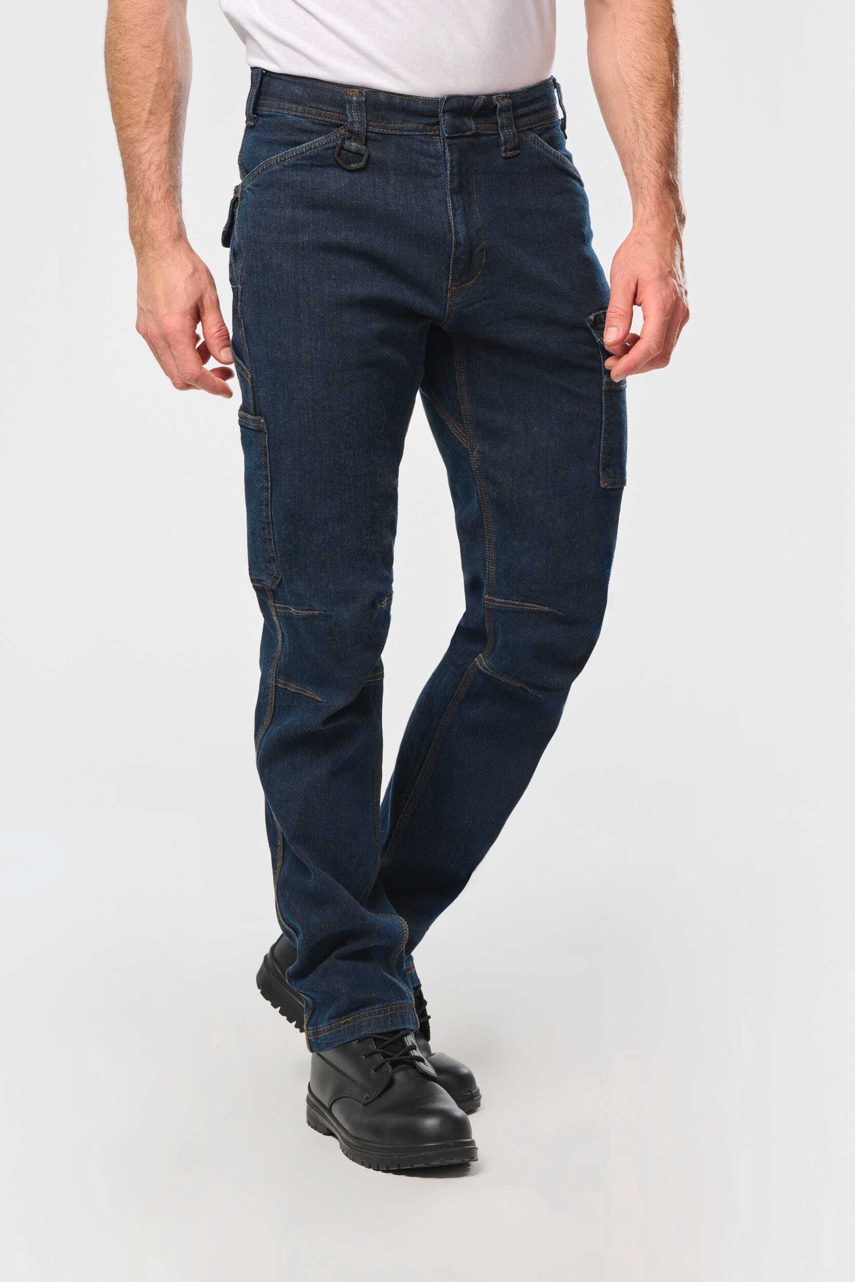 Pantalons personnalisable WK. DESIGNED TO WORK Pantalon Denim multipoches homme