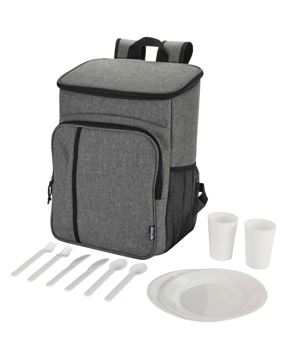 Sacs & Bagagerie personnalisable 4DO Sac à dos isotherme 20 L Tundra recyclé et certifié GRS pour pique-nique avec ensemble de couverts