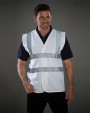 Gilets de sécurité personnalisable YOKO Fluo 2 Band+Brace Waistcoat