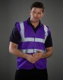 YOKO Fluo 2 Band+Brace Waistcoat Warnwesten personalisierbar