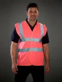 Gilets de sécurité à personnaliser YOKO Fluo 2 Band+Brace Waistcoat 