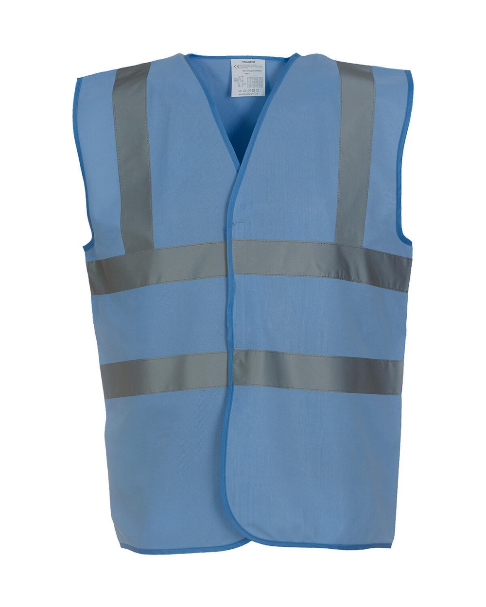 YOKO Fluo 2 Band+Brace Waistcoat Warnwesten personalisierbar