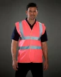 Gilets de sécurité personnalisable YOKO Fluo 2 Band+Brace Waistcoat