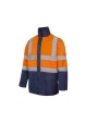 VELILLA 4-IN-1 TWO-TONE HIGH VISIBILITY PARKA Jacken personalisierbar