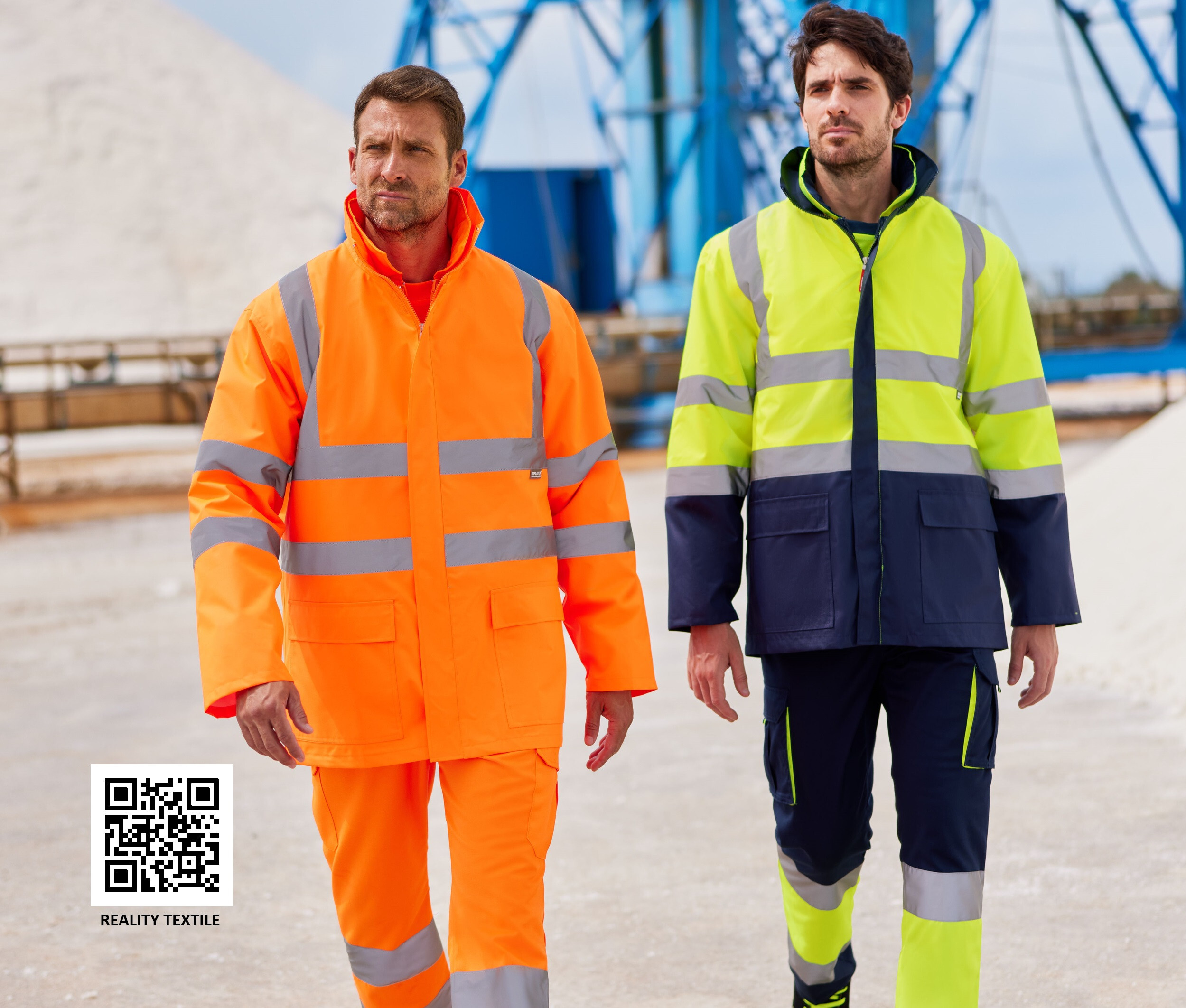 Jassen VELILLA 4-IN-1 TWO-TONE HIGH VISIBILITY PARKA voor bedrukking &amp; borduring