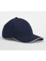 BEECHFIELD EARTHAWARE® CLASSIC ORGANIC COTTON 6 PANEL CAP - SANDWICH PEAK /api/colors/9da8c523-94e5-445e-94b4-090b14a5d848 personnalisable