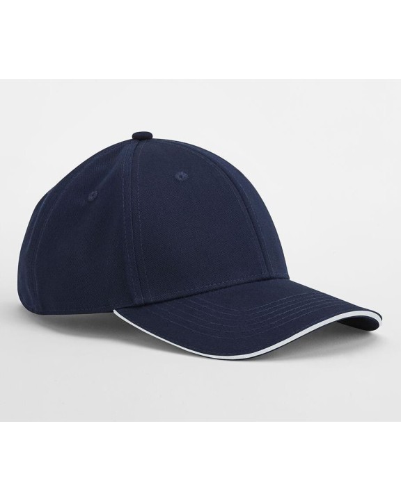 BEECHFIELD EARTHAWARE® CLASSIC ORGANIC COTTON 6 PANEL CAP - SANDWICH PEAK Kappen personalisierbar