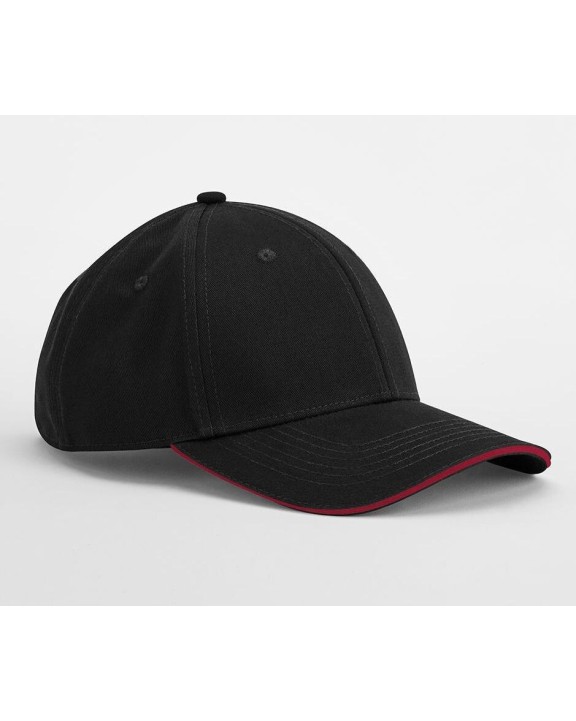 BEECHFIELD EARTHAWARE® CLASSIC ORGANIC COTTON 6 PANEL CAP - SANDWICH PEAK Kappen personalisierbar