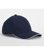 Petjes BEECHFIELD EARTHAWARE® CLASSIC ORGANIC COTTON 6 PANEL CAP - SANDWICH PEAK voor bedrukking &amp; borduring