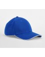 Petjes BEECHFIELD EARTHAWARE® CLASSIC ORGANIC COTTON 6 PANEL CAP - SANDWICH PEAK voor bedrukking &amp; borduring