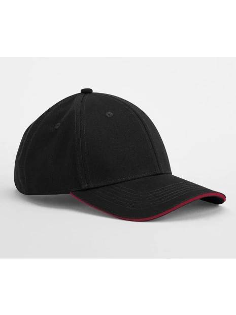 BEECHFIELD EARTHAWARE® CLASSIC ORGANIC COTTON 6 PANEL CAP - SANDWICH PEAK /api/colors/995be01b-65fa-4cb0-b0c1-02a73d585948 personnalisable