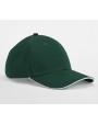 Petjes BEECHFIELD EARTHAWARE® CLASSIC ORGANIC COTTON 6 PANEL CAP - SANDWICH PEAK voor bedrukking &amp; borduring
