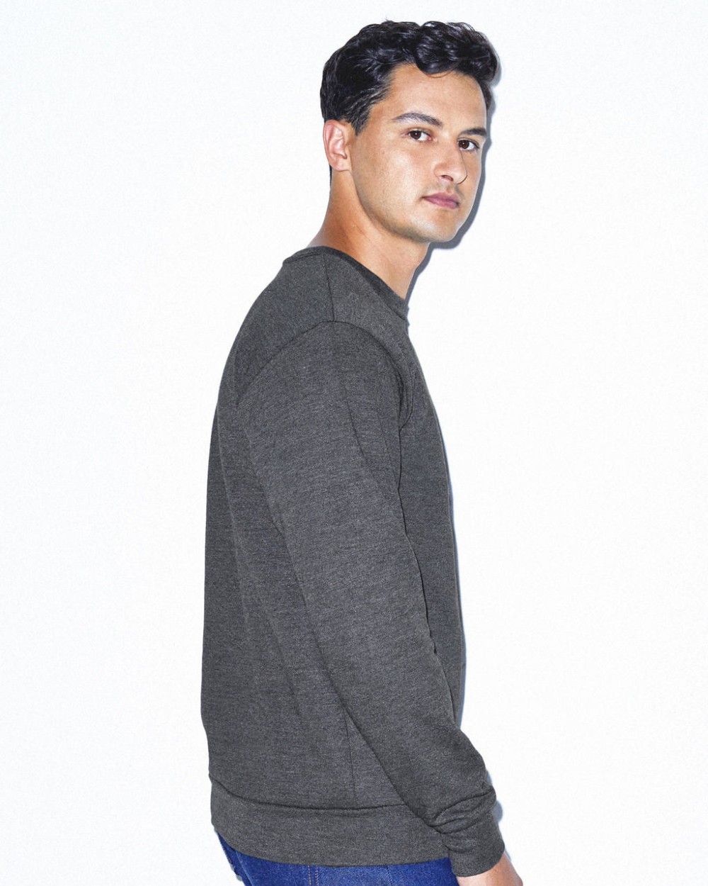 Sweaters & hoodies AMERICAN APPAREL Unisex Flex Fleece Drop Shoulder Sweatshirt voor bedrukking &amp; borduring