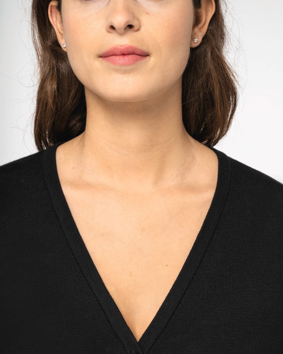 Pulls personnalisable SPASSO Cardigan écoresponsable en lyocell femme