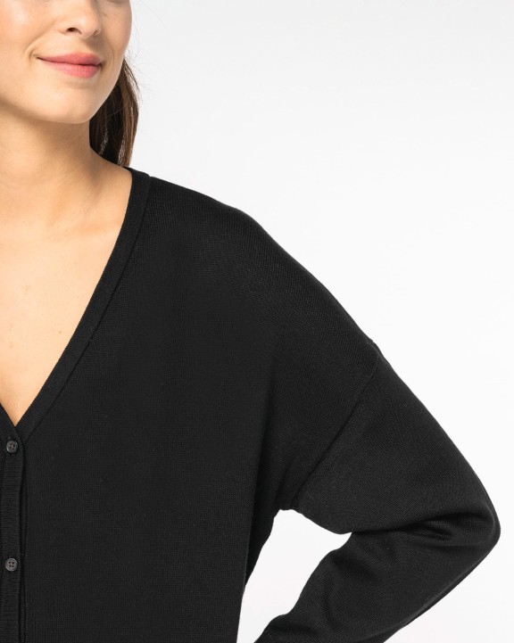 Pulls personnalisable SPASSO Cardigan écoresponsable en lyocell femme