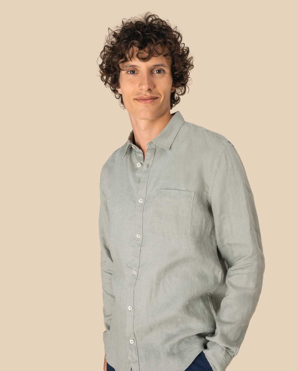 SPASSO Leinen-Hemd für Herren Hemden personalisierbar