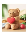 Benodigdheden 4DO Pluche teddybeer met hart 23cm voor bedrukking &amp; borduring